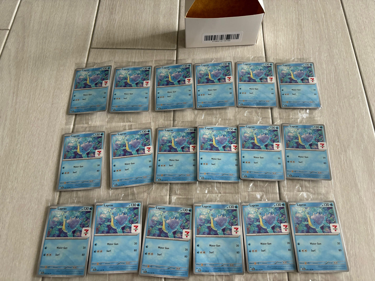 Lapras Promo - Asia 7-11 Seven Eleven Exclusive