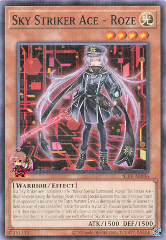 Sky Striker Ace - Roze (alternate art) [SLF1-AE036-NPR]