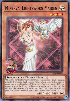 Minerva, Lightsworn Maiden [CR04-AE098-R]