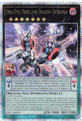 Odd-Eyes Rebellion Dragon Overlord [ES01-AE038-QCSCR]