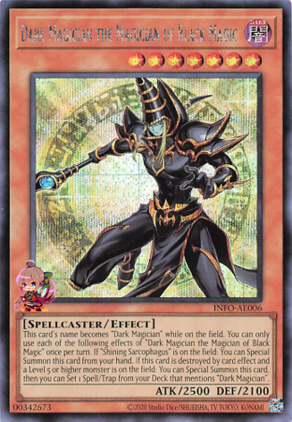 Dark Magician the Magician of Black Magic [INFO-AE006-SCR]