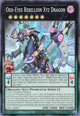 Odd-Eyes Rebellion Xyz Dragon [ES01-AE041-SR]