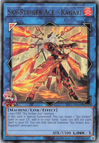 Sky Striker Ace - Kagari (alternate art) [SLF1-AE043-UTR]