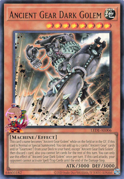 Ancient Gear Dark Golem [LEDE-AE006-UR]