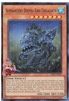 Superancient Deepsea King Coelacanth [PHNI-AE093-SR]