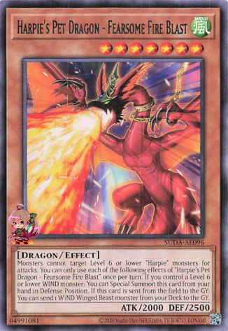 Harpie's Pet Dragon - Fearsome Fire Blast [SUDA-AE096-R]