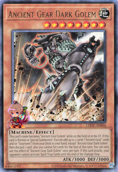 Ancient Gear Dark Golem [LEDE-AE006-UTR]