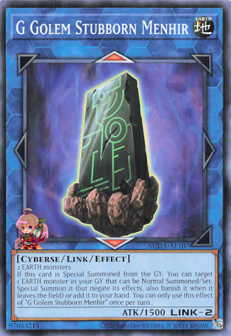 G Golem Stubborn Menhir [SUDA-AE107-C]