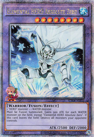 Elemental HERO Absolute Zero [CR06-AES31-QCSCR]