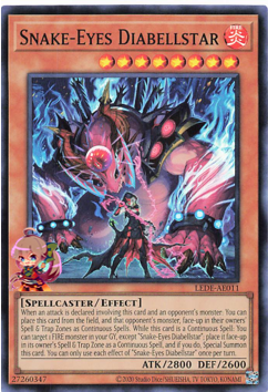 Snake-Eyes Diabellstar [LEDE-AE011-SR]