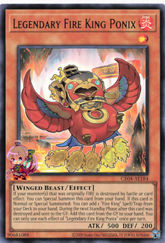 Legendary Fire King Ponix [CR04-AE184-UR]