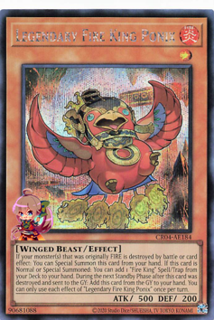 Legendary Fire King Ponix [CR04-AE184-SCR]