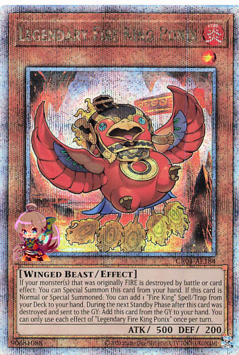 Legendary Fire King Ponix [CR04-AE184-QCSCR]