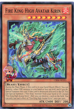 Fire King High Avatar Kirin [CR04-AE193-SR]