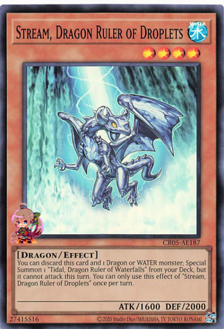 Stream, Dragon Ruler of Droplets [CR05-AE187-SR]