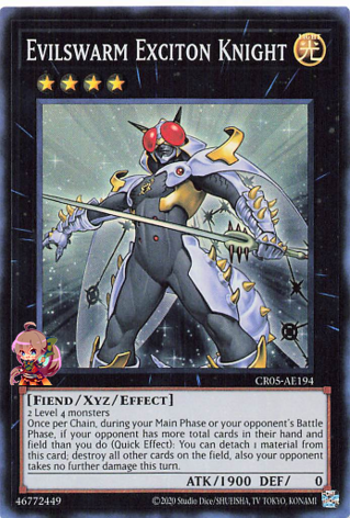 Evilswarm Exciton Knight [CR05-AE194-SR]