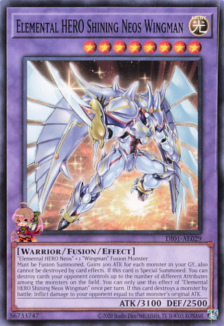 Elemental HERO Shining Neos Wingman [DI01-AE029-C]