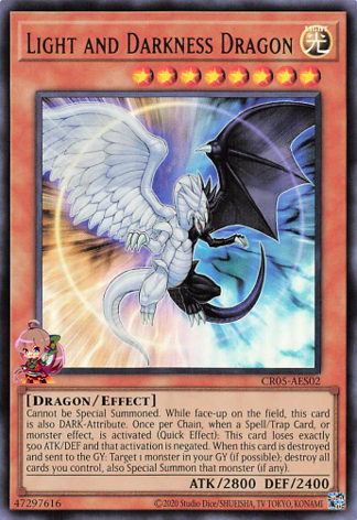 Light and Darkness Dragon [CR05-AES02-UR]