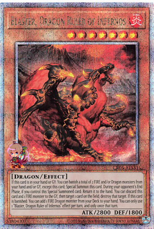 Blaster, Dragon Ruler of Infernos [CR05-AES31-QCSCR]