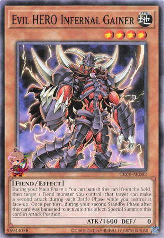 Evil HERO Infernal Gainer [CR06-AE002-C]