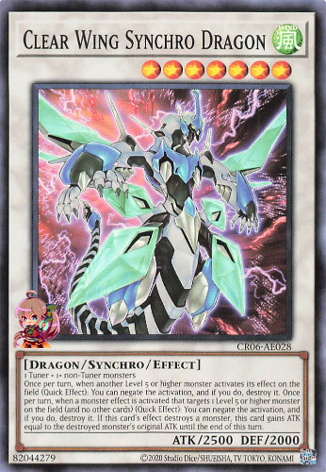 Clear Wing Synchro Dragon [CR06-AE028-SR]