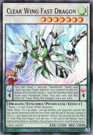 Clear Wing Fast Dragon [CR06-AE029-SR]