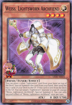 Weiss, Lightsworn Archfiend [LEDE-AE024-C]