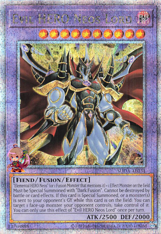 Evil HERO Neos Lord [SUDA-AE031-QCSCR]