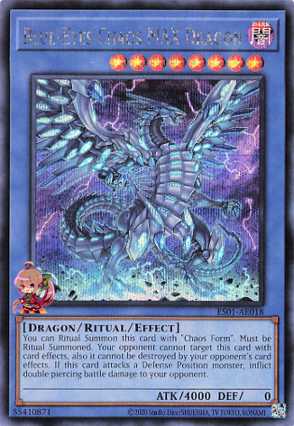 Blue-Eyes Chaos MAX Dragon [ES01-AE018-SCR]