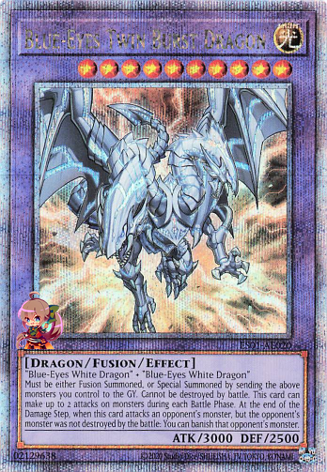 Blue-Eyes Twin Burst Dragon [ES01-AE020-QCSCR]