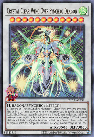 Crystal Clear Wing Over Synchro Dragon [SUDA-AE039-UR]