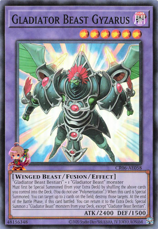 Gladiator Beast Gyzarus [CR06-AE058-SR]