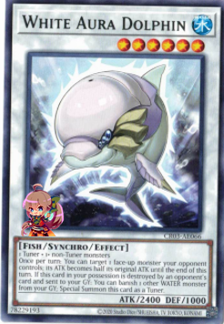 White Aura Dolphin [CR03-AE066-R]