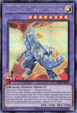 Blue-Eyes Tyrant Dragon [ES01-AE023-SCR]