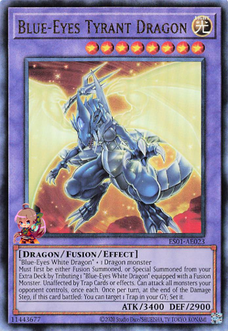 Blue-Eyes Tyrant Dragon [ES01-AE023-UTR]