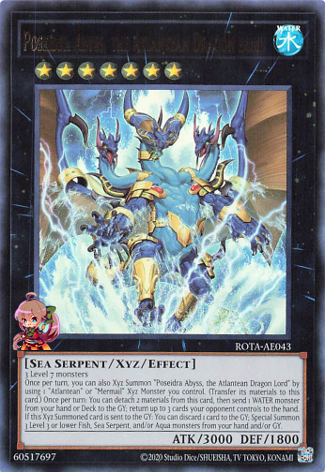 Poseidra Abyss, the Atlantean Dragon Lord [ROTA-AE043-UR]