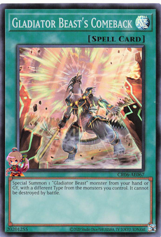 Gladiator Beast's Comeback [CR06-AE067-SR]