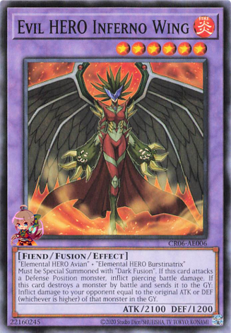 Evil HERO Inferno Wing [CR06-AE006-C]