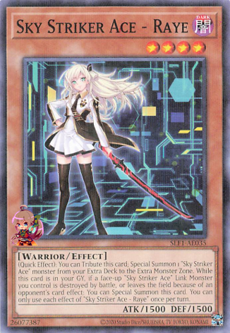 Sky Striker Ace - Raye (alternate art) [SLF1-AE035-NPR]