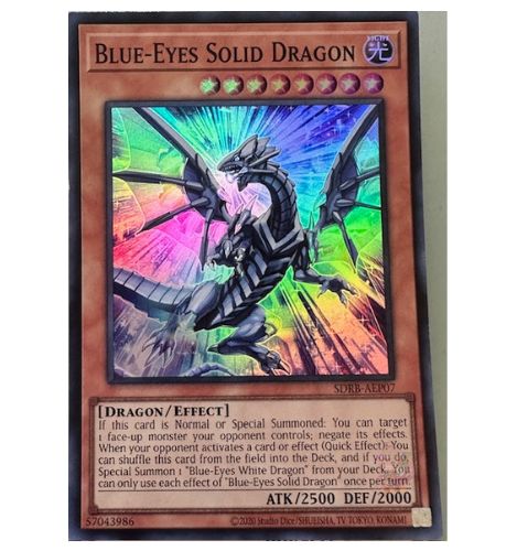 Blue-Eyes Solid Dragon [SDRB-AEP07-SR]